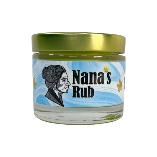 300 mg CBD | Nana's Rub OG Hemp CBD Salve w/Spearmint | Organic Herbs + Essential oils
