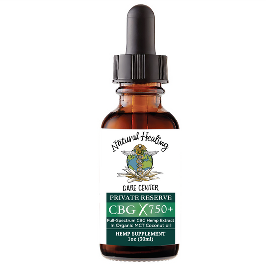750mg - 1500mg CBG Oil | Nana's CBG Drops | Full Spectrum | Cognitive Function, Eyes, Gut Support | 1oz - 30ml