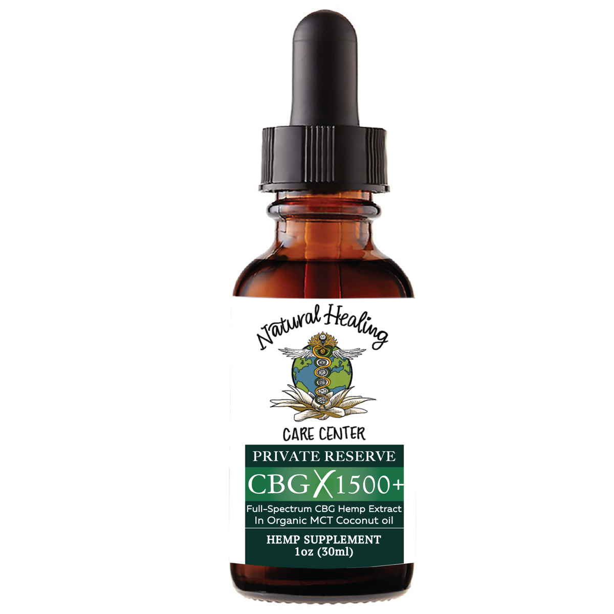 CBG Tincture | 750mg-1500mg | Cognitive Function, Eyes, Gut Support | 1oz - 30ml